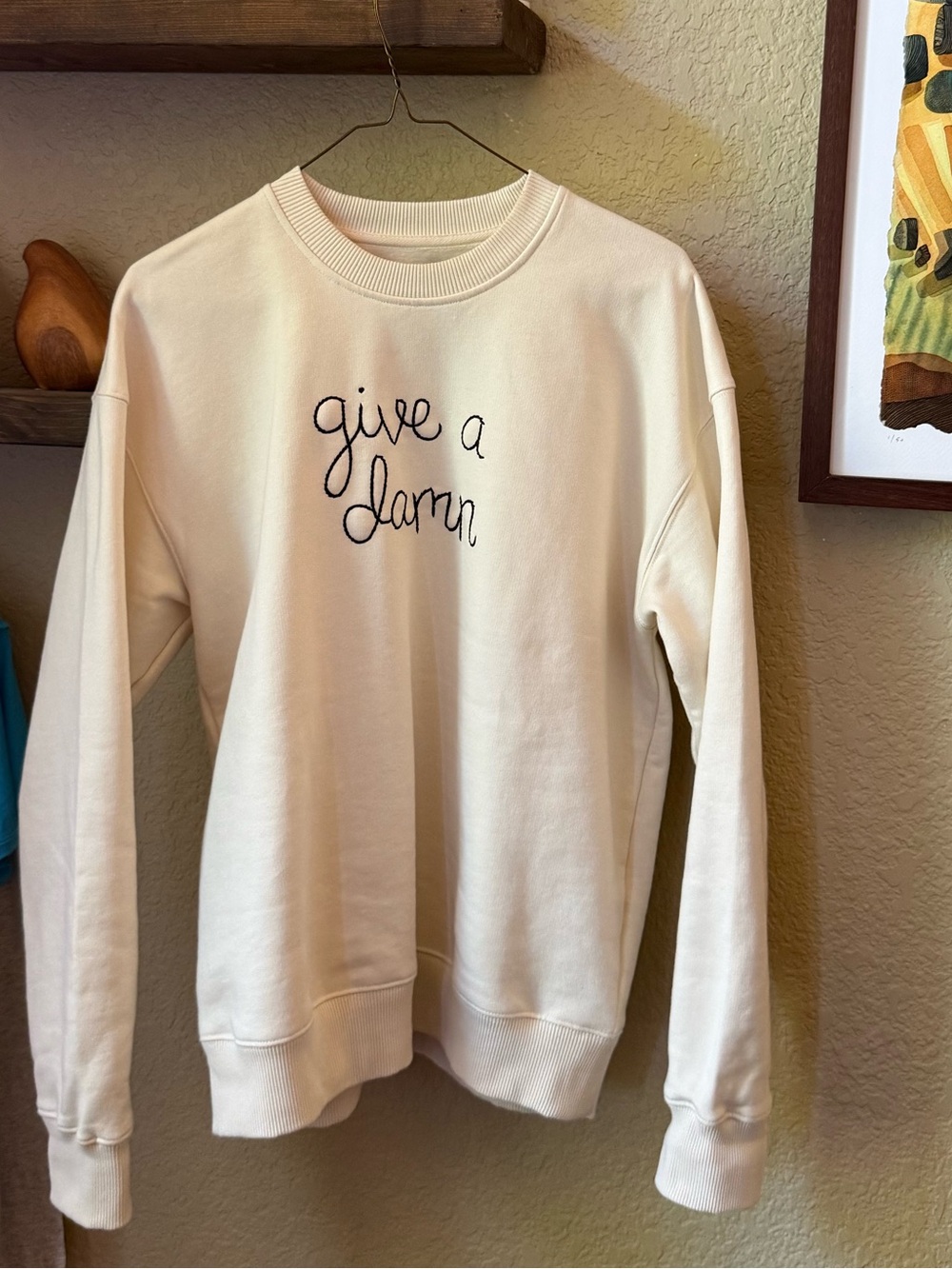 Lingua Franca Give a Damn Sweatshirt